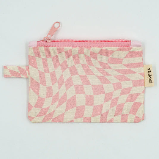 Candy Check Zippered Wallet