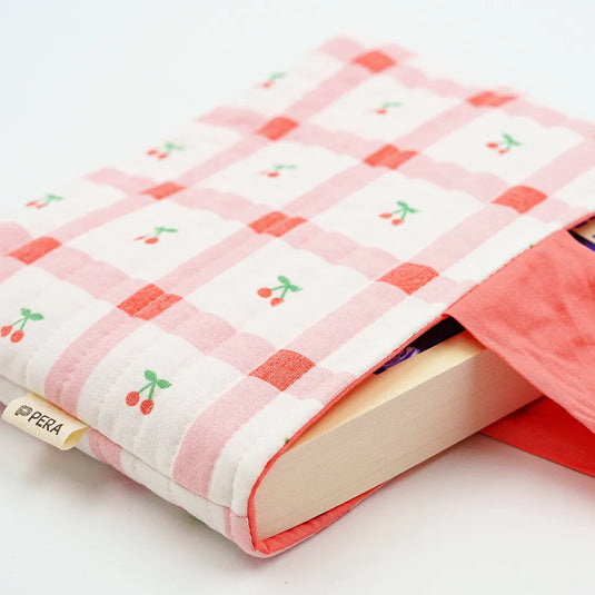 Cherry Picnic Book Sleeve - Medium
