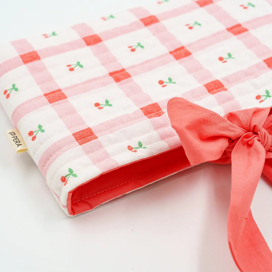 Cherry Picnic Book Sleeve - Medium