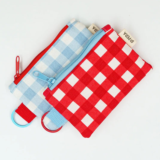 Gingham Pop Zippered Wallet