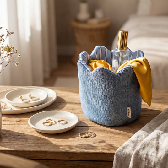 The Azure Harmony Basket - S