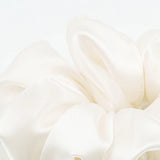 Snowy - Silk Scrunchie