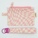Candy Check Zippered Wallet
