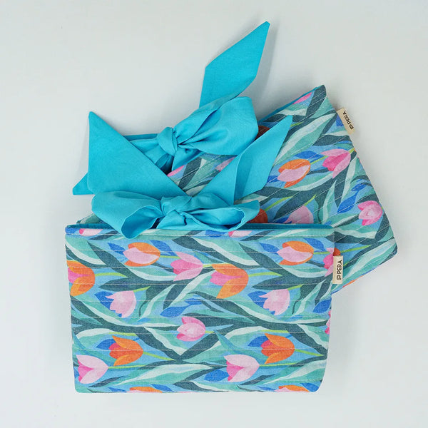 Tulip Field Book Sleeve - Medium