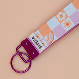 Light Pink Emoji Wristlet Keychain - Pera Atelier